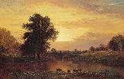 Alfred Thompson Bricher Sunset in the Catskills china oil painting artist
